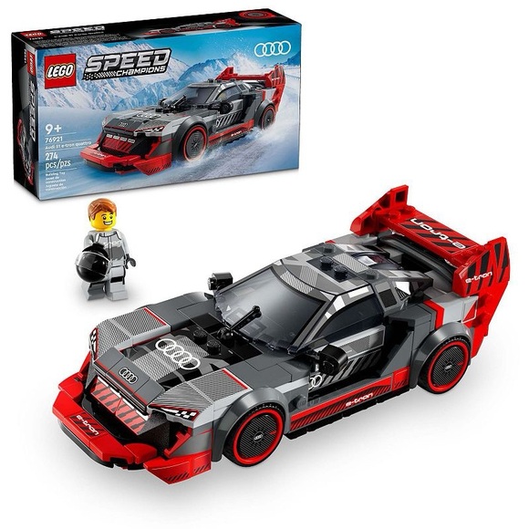 Lego Red and Black Building Set Audi Race Car - Picture 1 of 9